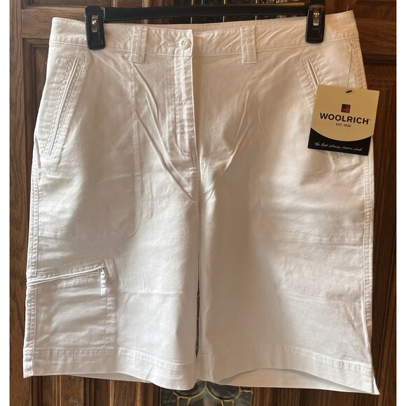 Woolrich Pants - Woolrich Women’s Vintage Montevallo Bermuda Shorts White Size 14 New with Tags